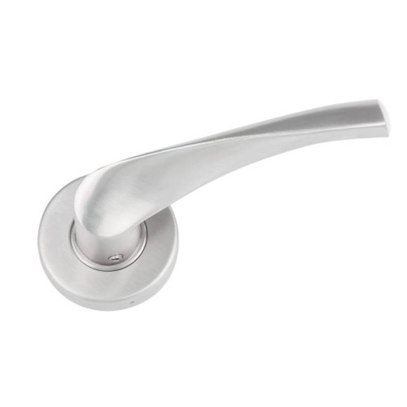 STAINLESS STEEL ROUND PLATE MRD-1 DOOR HANDLE