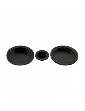 BLACK ROUND SLIDING DOOR HANDLE