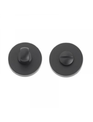 Endex black round WC set