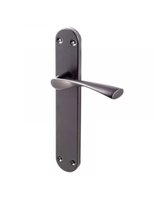 BECUSA BLACK PLAQUE DOORHANDLE