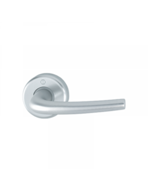 HOPPE M168L/88K F41 SATIN CHROME SEATTLE ROUND HANDLE