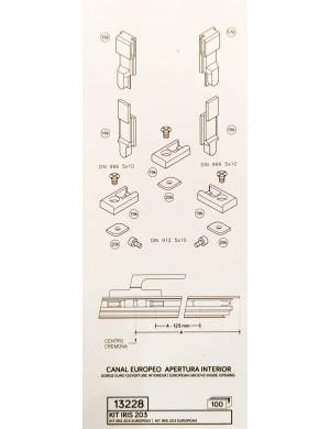 Kit Iris 203 para cremonas canal europeo