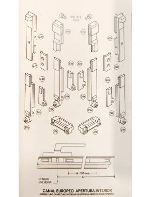 KIT IRIS 203, 2 FOLLAS, REGULABLE, 20MM