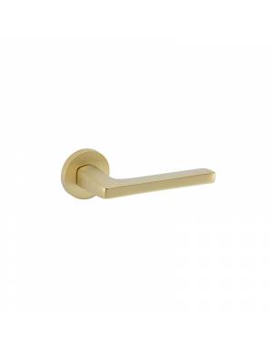 GROËL ROUND PLATE DOOR HANDLE LOG.GIC