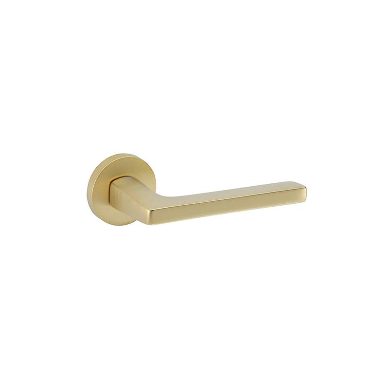 GROËL ROUND PLATE DOOR HANDLE LOG.GIC