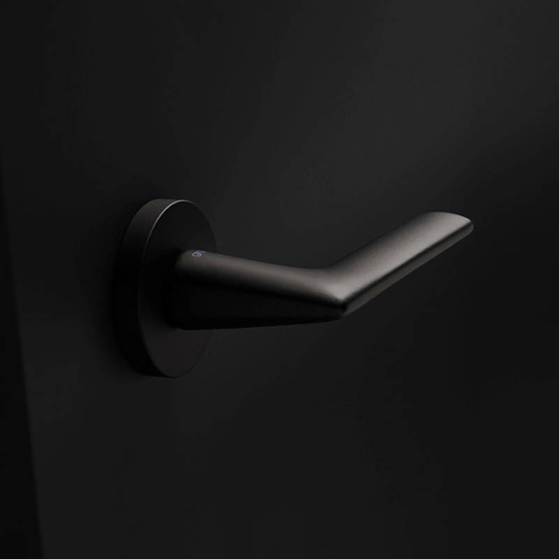 GROËL ROUND PLATE DOOR HANDLE BACI