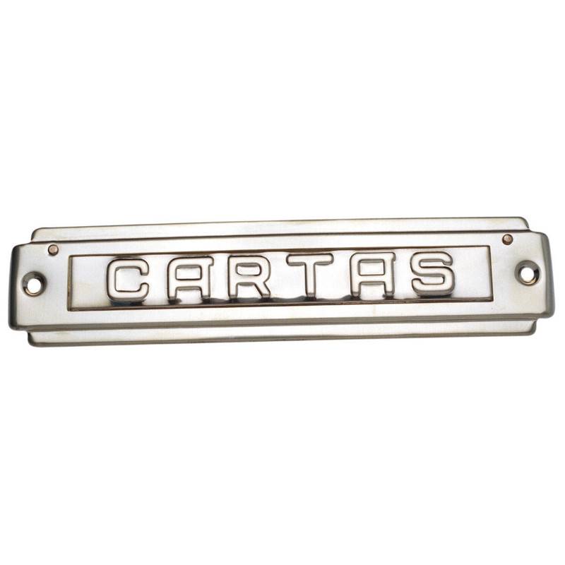 H.JIMENEZ STAINLESS STEEL LETTER PLATE