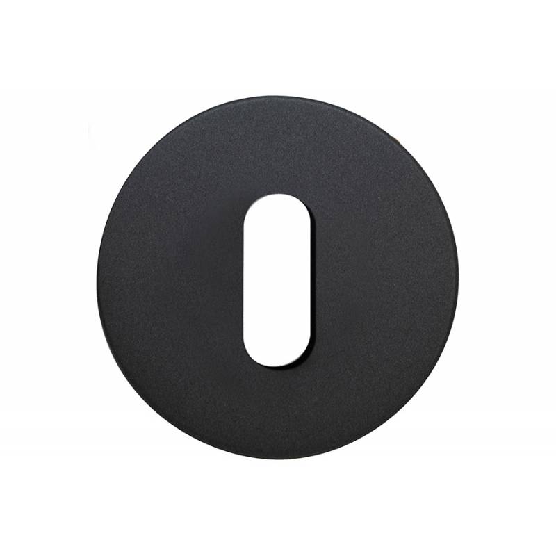 JANDEL BLACK ROUND ESCUTCHEON