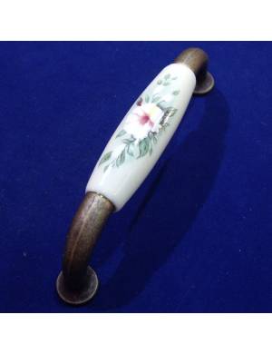 VERGES 9770 831 BRONZE/IVORY PORCELAIN HANDLE