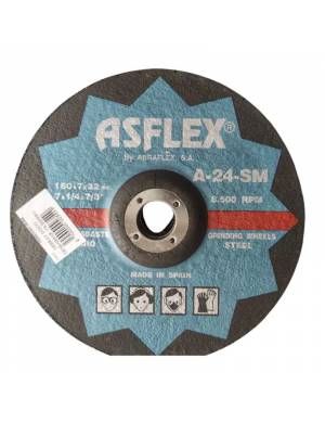 ABRAFLEX DISCO DE DESBASTAR FERRO E ACEIRO 180MM