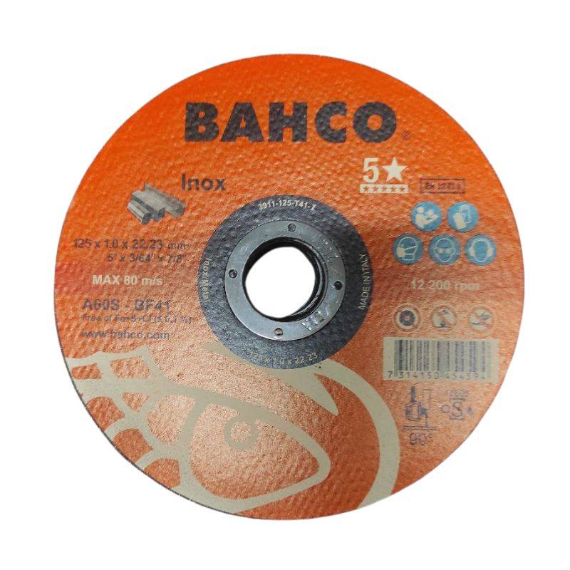 BAHCO STAINLESS STEEL CUTTING DISC 125MM