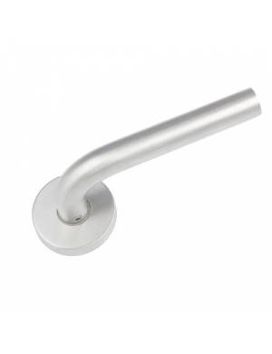 STAINLESS STEEL ROUND PLATE MRL-1 DOOR HANDLE