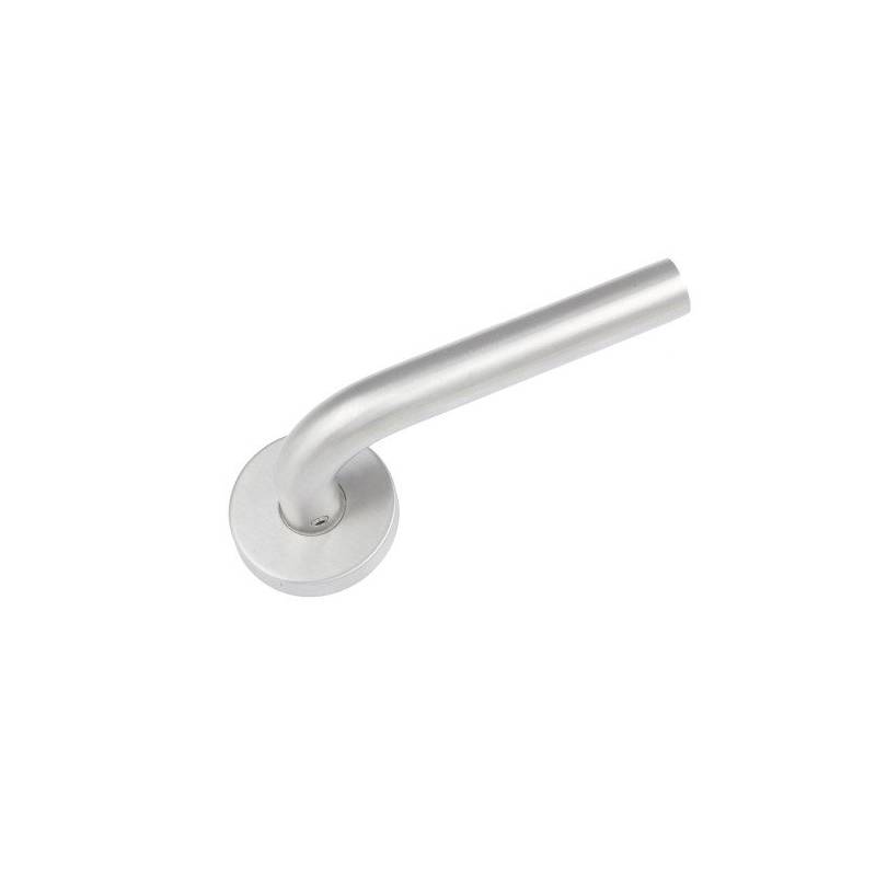 STAINLESS STEEL ROUND PLATE MRL-1 DOOR HANDLE