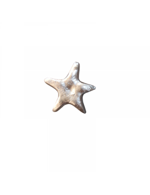 Brass star furniture knob