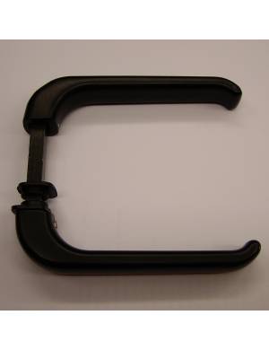 BLACK BALCONY DOOR HANDLE