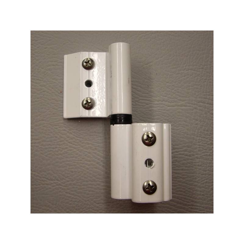 L WHITE 4000 (NORMAL CHANNEL) ADJUSTABLE HINGE