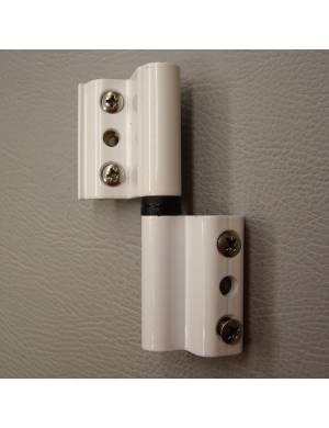 L WHITE 203 (EUROPEAN CHANNEL) ADJUSTABLE HINGE