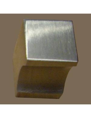 H.JIMENEZ 15 MM STAINLESS STEEL CUBE KNOB