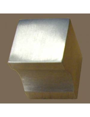 H.JIMENEZ 20 MM STAINLESS STEEL CUBE KNOB