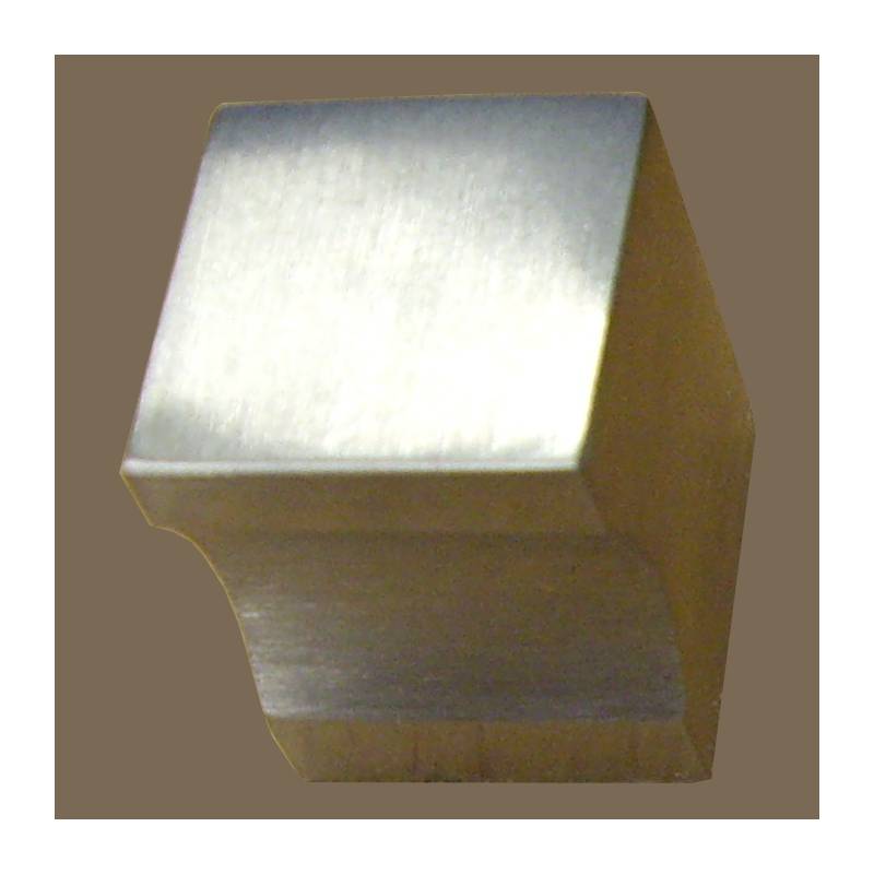 H.JIMENEZ 20 MM STAINLESS STEEL CUBE KNOB