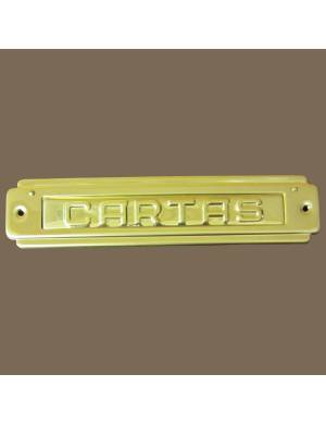 ABIFER BRASS R-74 LETTER PLATE