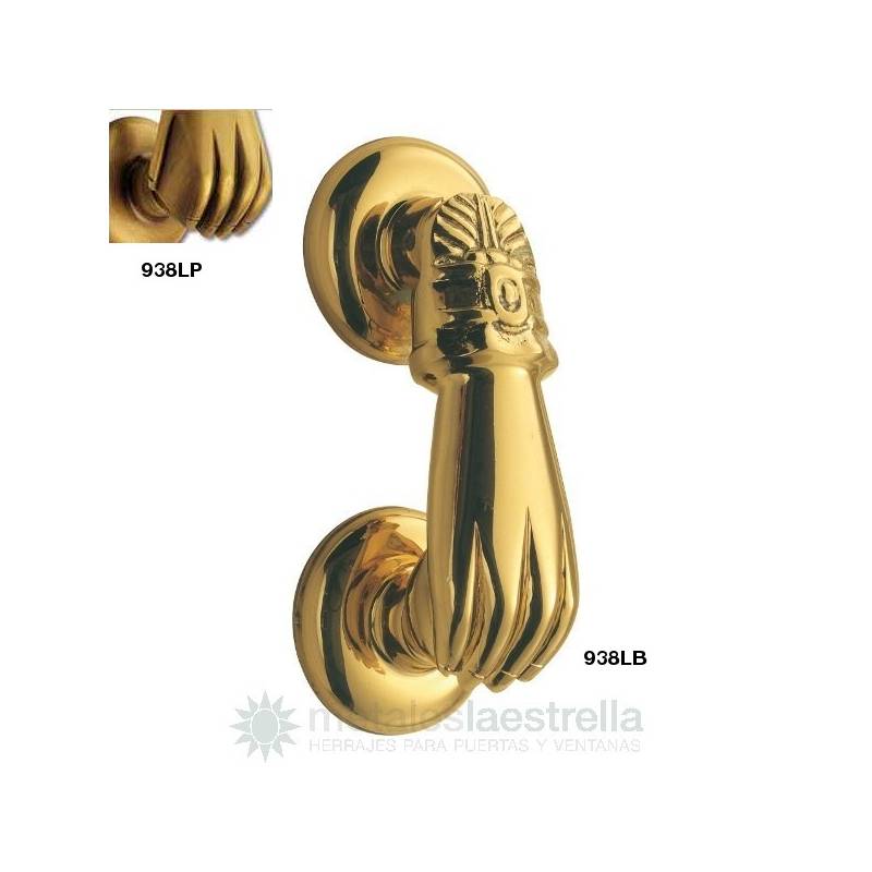 ESTRELLA DARK BRASS HAND KNOCKER 140