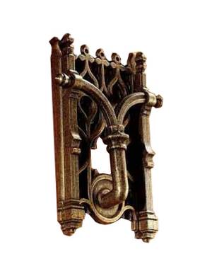 ESTRELLA AGED BRONZE PAPIRO DOOR KNOCKER