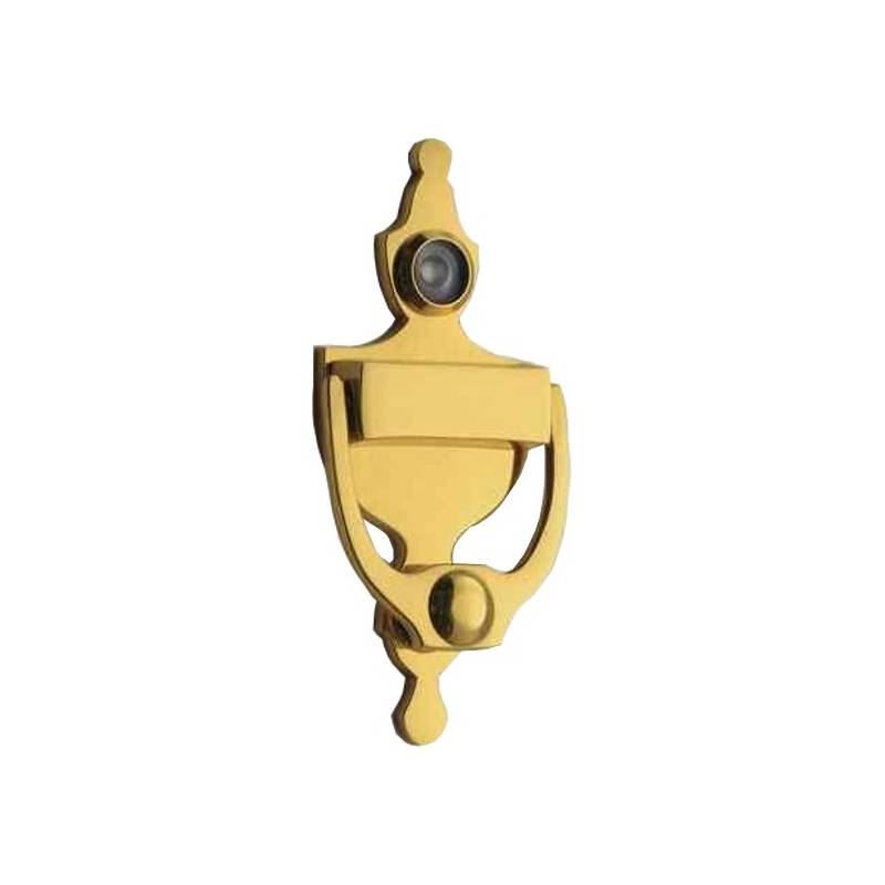 ESTRELLA VICTORIAN PEEPHOLE KNOCKER 180 GLOSS BRASS ESTRELLA VICTORIAN PEEPHOLE KNOCKER 180 GLOSS BRASS