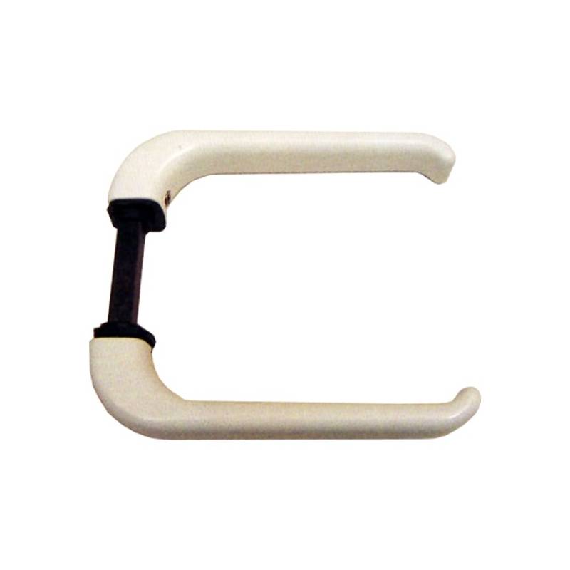 WHITE BALCONY DOOR HANDLE