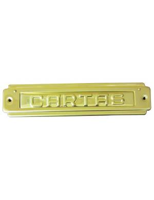 ABIFER BRASS R-74 LETTER PLATE