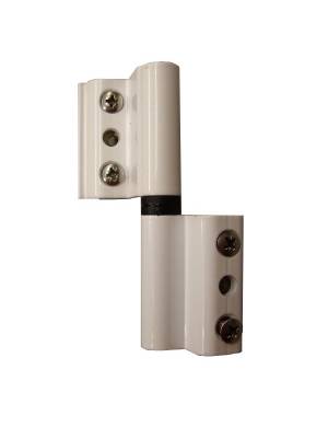 L WHITE 203 (EUROPEAN CHANNEL) ADJUSTABLE HINGE