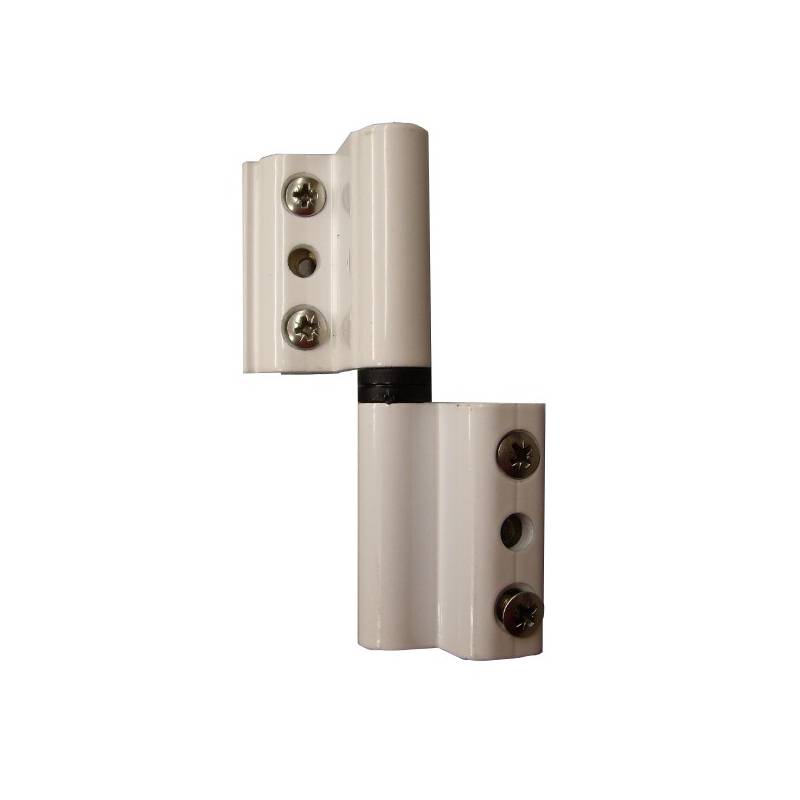 L WHITE 203 (EUROPEAN CHANNEL) ADJUSTABLE HINGE