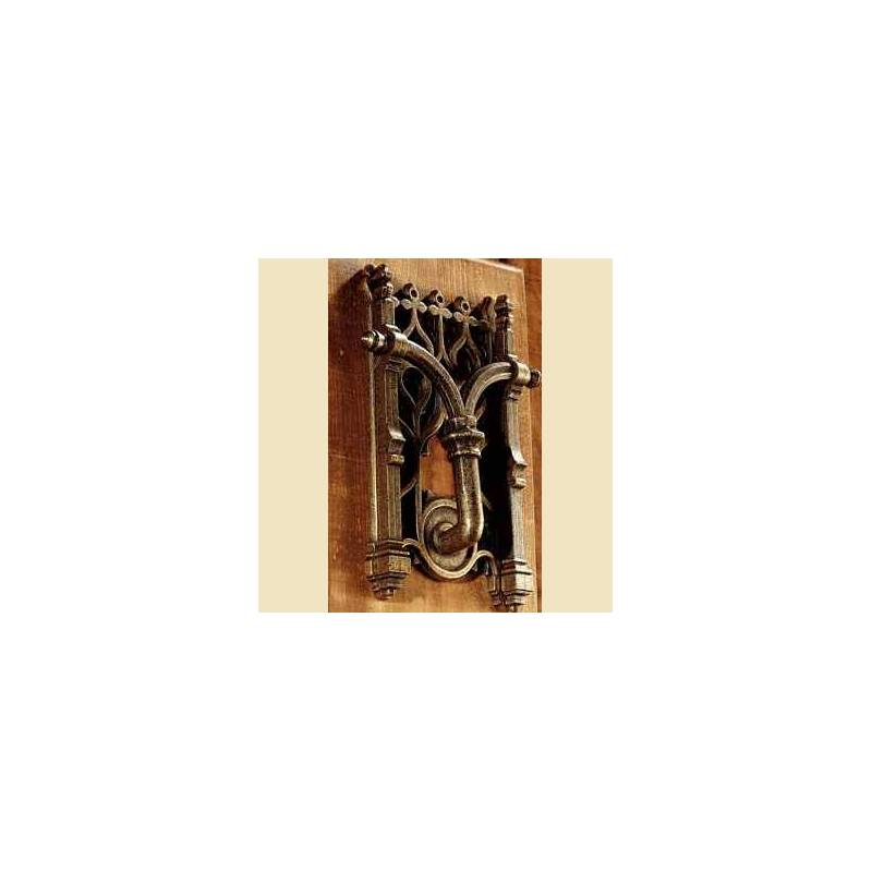 ESTRELLA AGED BRONZE PAPIRO DOOR KNOCKER