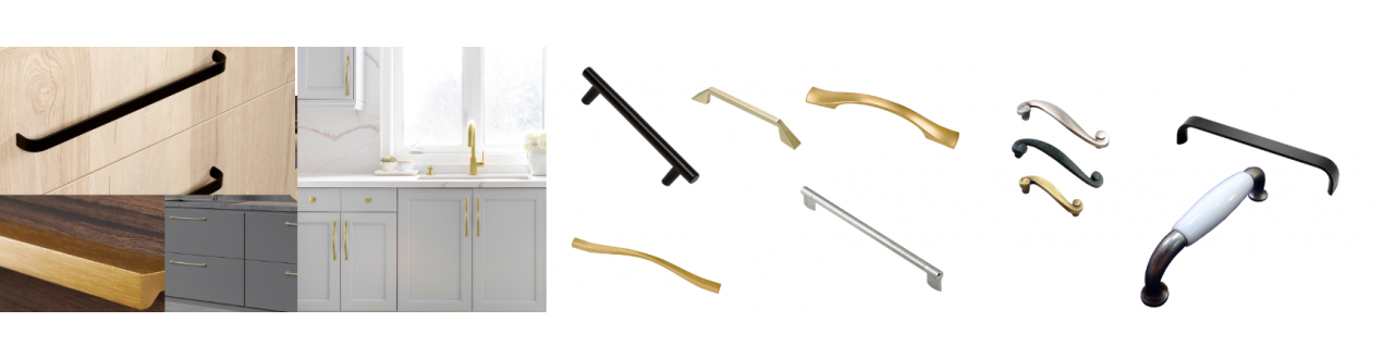 Handles and pulls for furniture